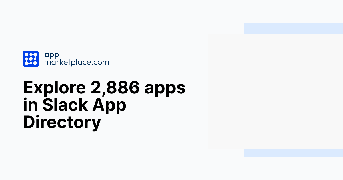 Explore 2 886 Apps In Slack App Directory