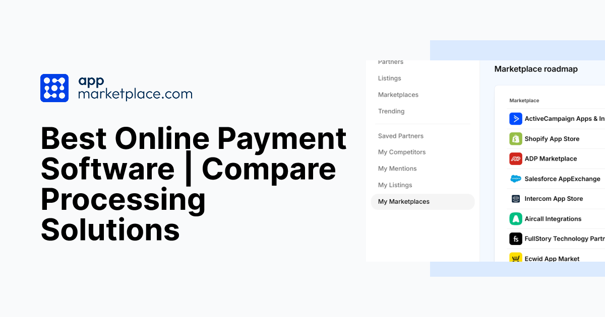 Best Online Payment Software | Compare Processing Solutions